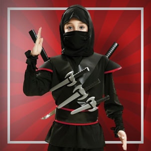 Acheter Enfants Dragon furtif Ninja japonais Anime Cosplay Costume