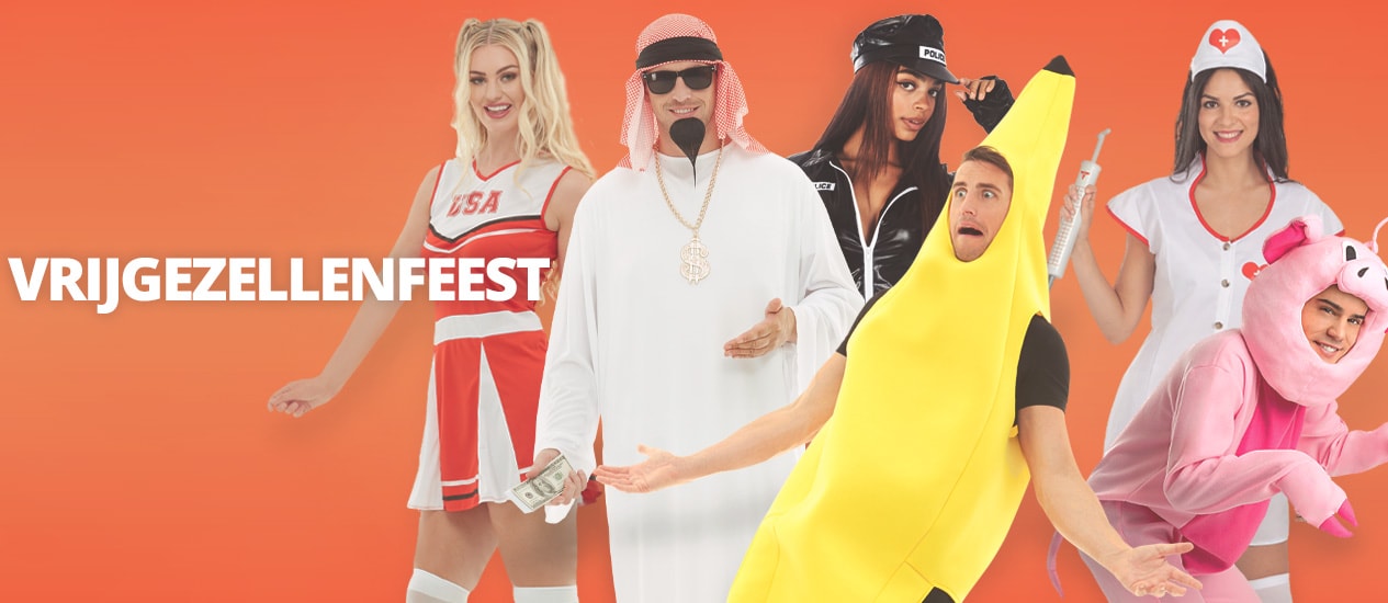 Vrijgezellenfeest kostuums