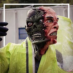ventajoso Barrio Patatas Mascaras Halloween muy realistas de películas de miedo. | Funidelia
