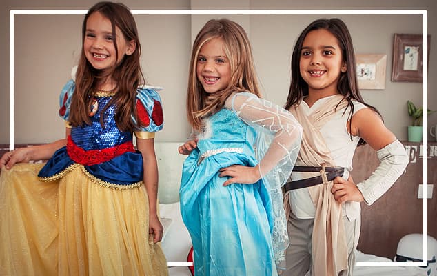 Disney Prinzessinnen Kostüme für Mädchen
