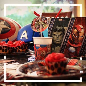 Impreza i dekoracja Avengers