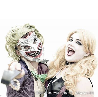 costume Joker pagliaccio di Gotham