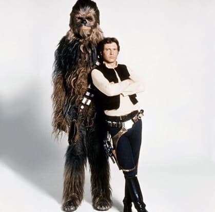 Capitan Solo e Chewie