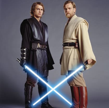 Obi Wan Kenobi e Anakin Skywalker