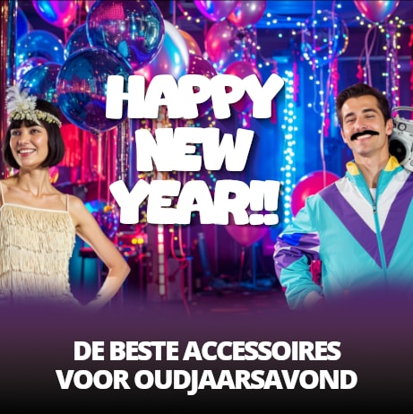 Oud en Nieuw outfits en kostuums. Nieuwjaars accesoires