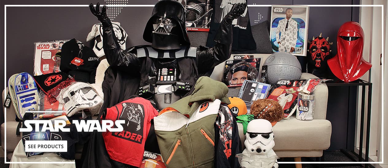 Star Wars: costumes, party decorations and merchandise
