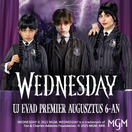 Hivatalos Wednesday Addams© Jelmezek