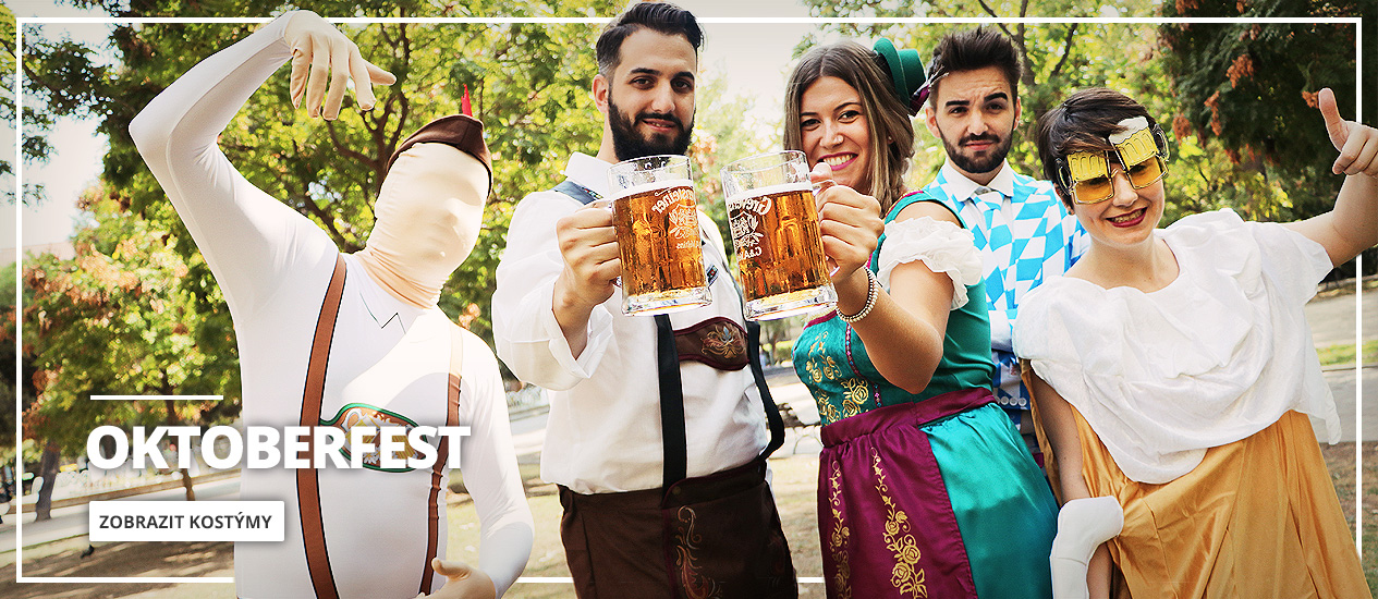 Oktoberfest kostýmy Tyrolské a bavorské outfity