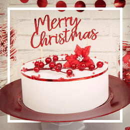 Božične dekoracije torte