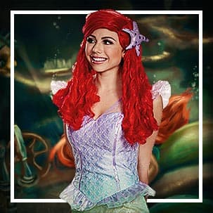 Sirenetta Ariel Principessa Vestito Ragazze Cosplay Costumi Per