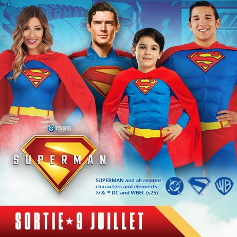 Déguisements Superman© officiels