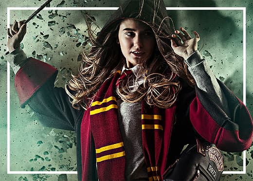 Disfraz Túnica de Quidditch Gryffindor de Harry Potter para niños