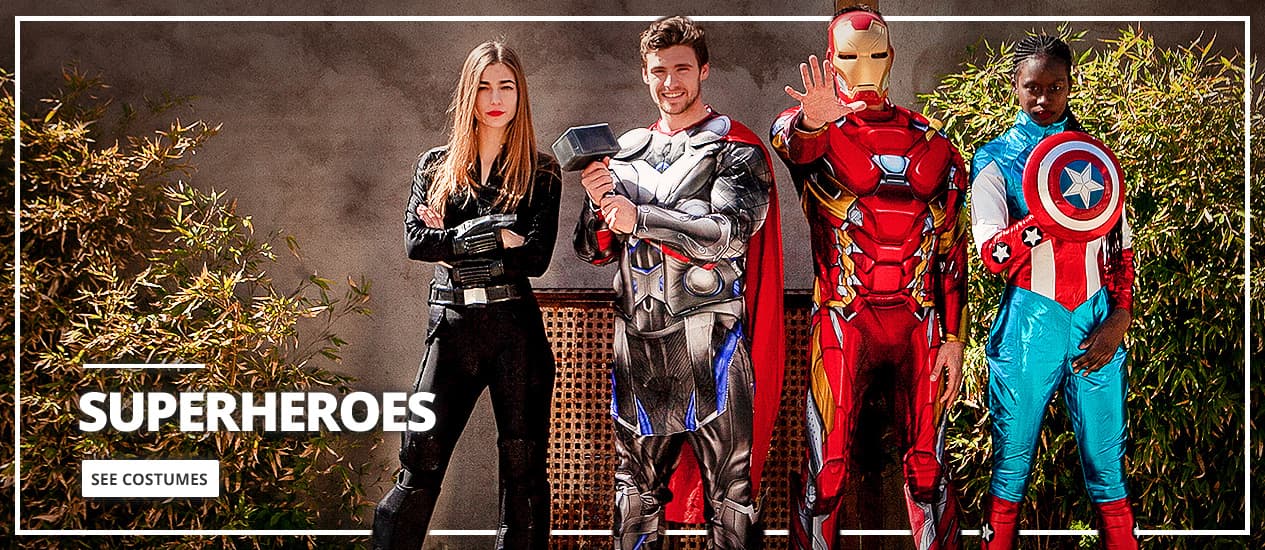 Superhero Costumes & Villain Fancy Dress