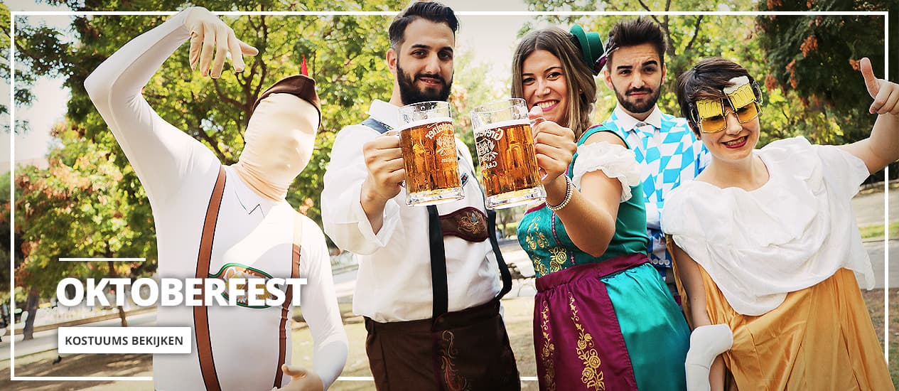 Oktoberfest: Kostuums, accessoires en versiering