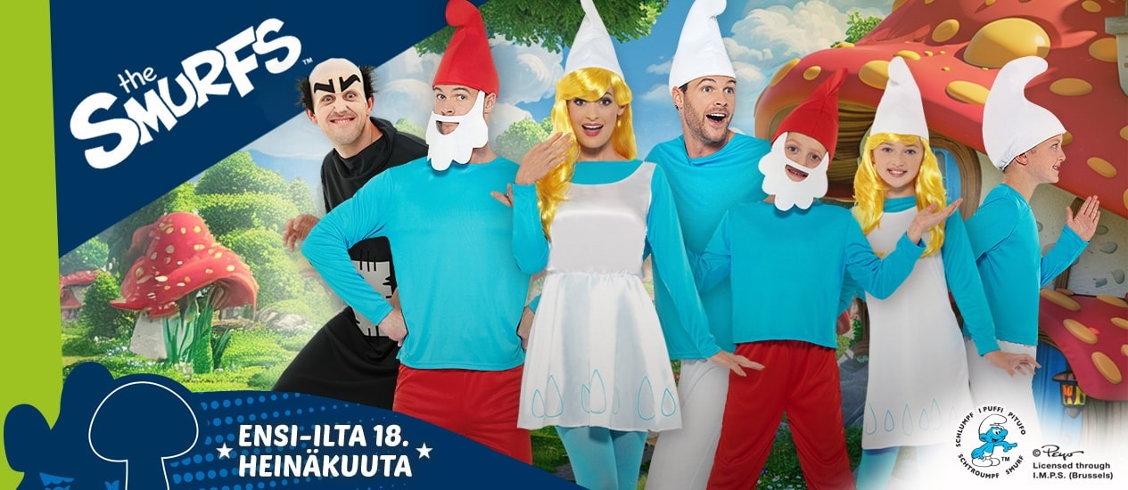 Viralliset Smurffit Asut ja naamiaisasut©