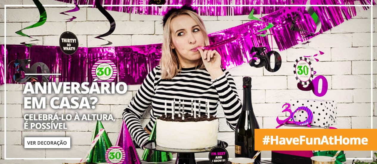 Decoração de festa de Aniversário: artigos e enfeites