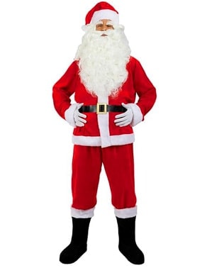 Deluxe kostým Santa Klaus pro muže