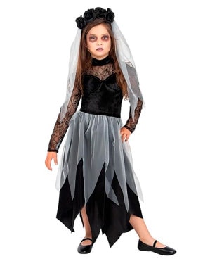 Costum de mireasă fantomă pentru fete