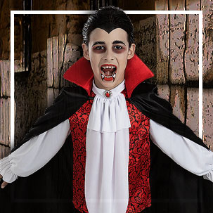 Fatos de Vampiro e Vampira - Carnaval, Halloween