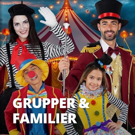 Kostumer Gruppe og familie