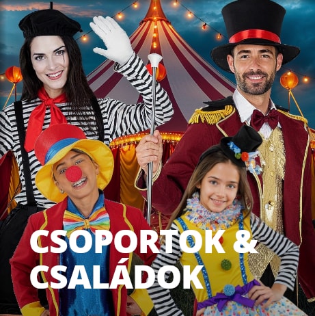 Jelmezek Csoportoknak és családoknak