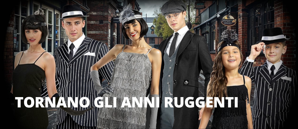 Costumi Anni 20: Gangsters & Cabaret