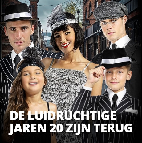 De jaren '20: Gangsters & Cabaret Kostuums