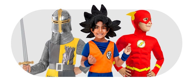 Promoções Fatos para crianças