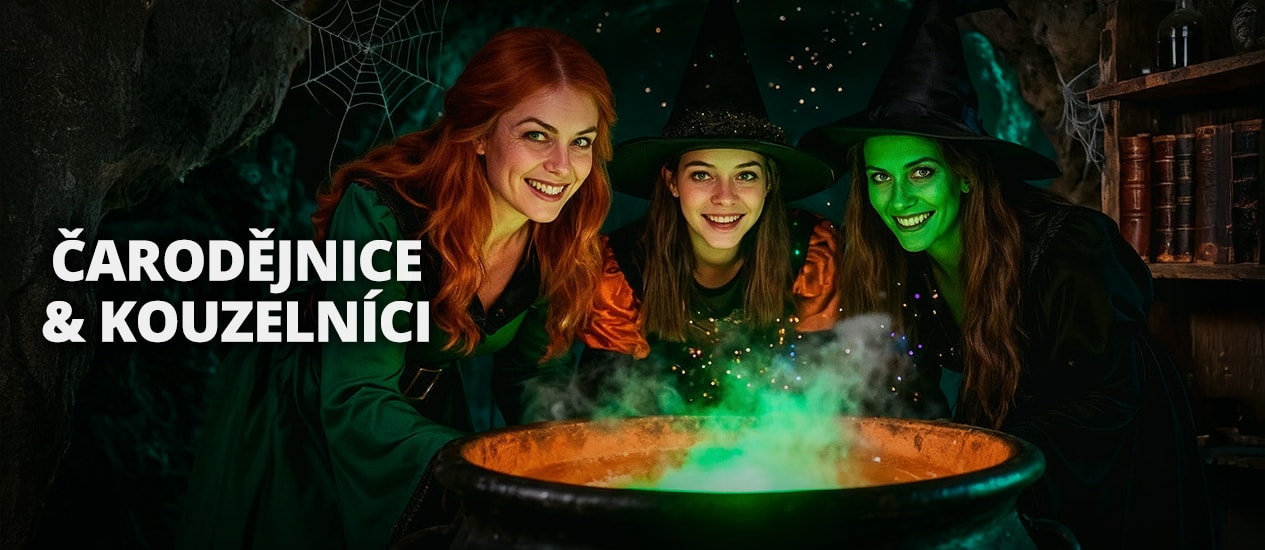 Kostýmy Čarodějnice a kouzelníci