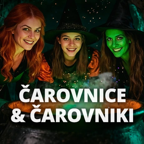 Čarovnice in čarovniki Kostumi