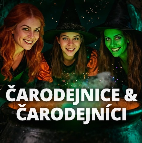 Čarodejnice a čarodejníci Kostýmy
