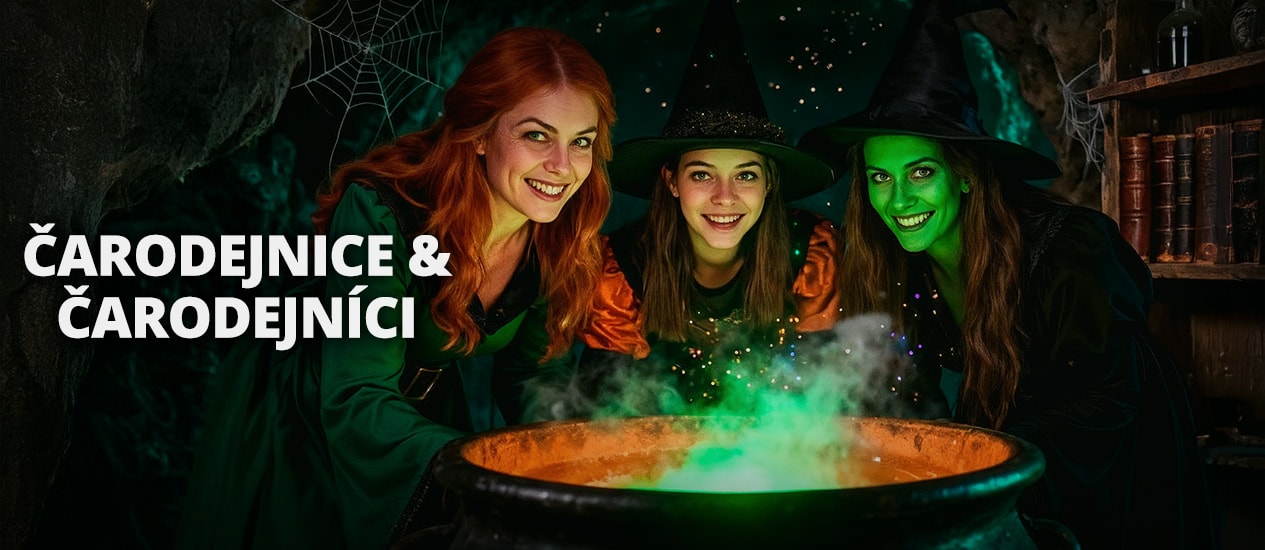 Čarodejnice a čarodejníci Kostýmy