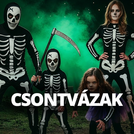 Csontvázak Jelmezek
