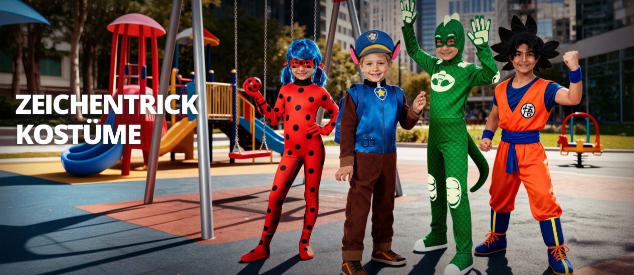 Zeichentrickfilm Kostüme