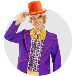 Kostýmy Karlík a továrna n čokoládu