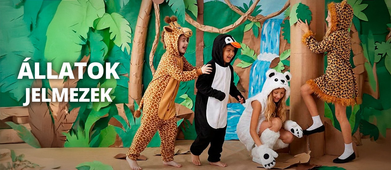 Állatok és rovarok Jelmezek
