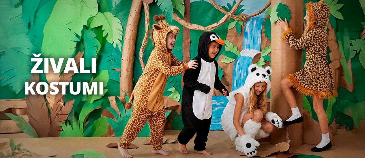 Živali in žuželke Kostumi