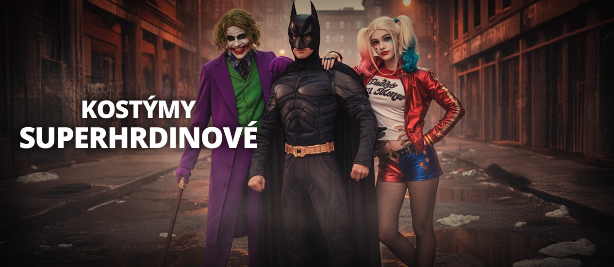 Kostýmy Superhrdinové a padouchové
