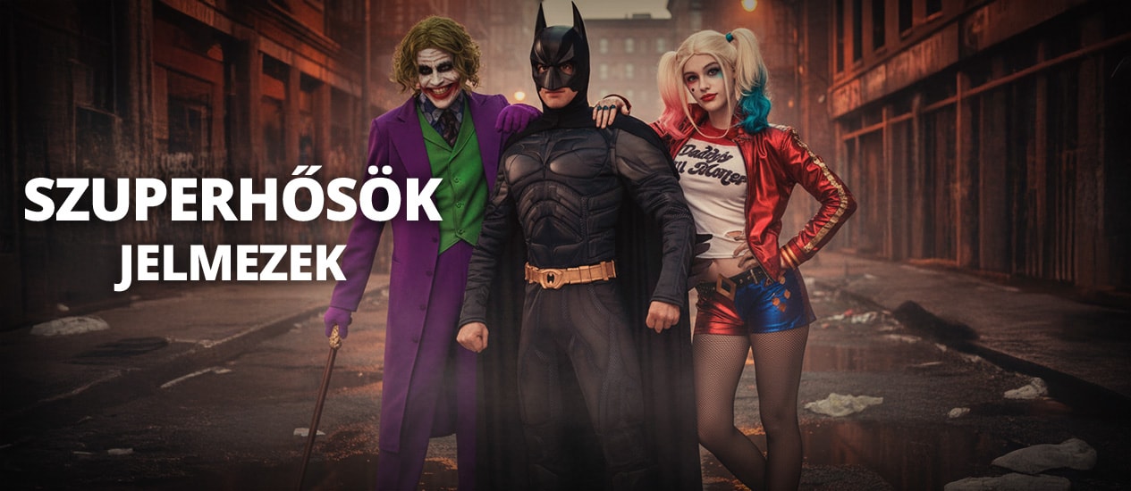 Szuperhősök és gonoszok Jelmezek