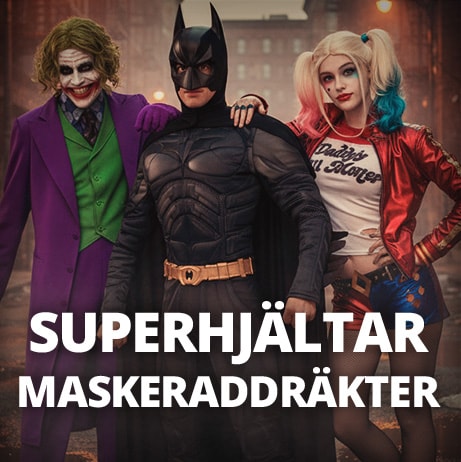 Superhjältar & Skurkar Maskeraddräkter