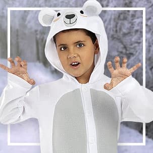Funidelia Costume Onesie Da Scimmia Per Bambini, Tuta Intera Con Cappuccio, Marrone, Taglia 7-9 Anni