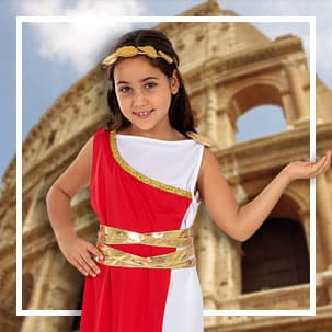 Personificación Deslumbrante danza Disfraces romanos y romanas para niños y adultos | Funidelia
