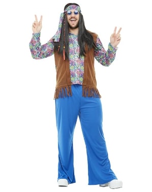 Disfraz de hippie