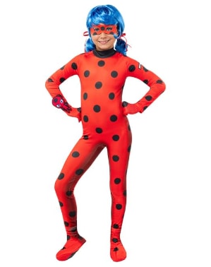 Costum Miraculous Ladybug cu accesorii pentru fetițe