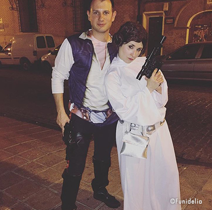 Han Solo y Princesa Leia