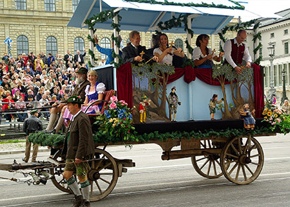 desfile tradicional Oktoberfest